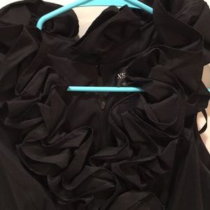 Black cocktail dress